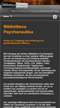 Mobile Screenshot of bibliotheca-psychonautica.org